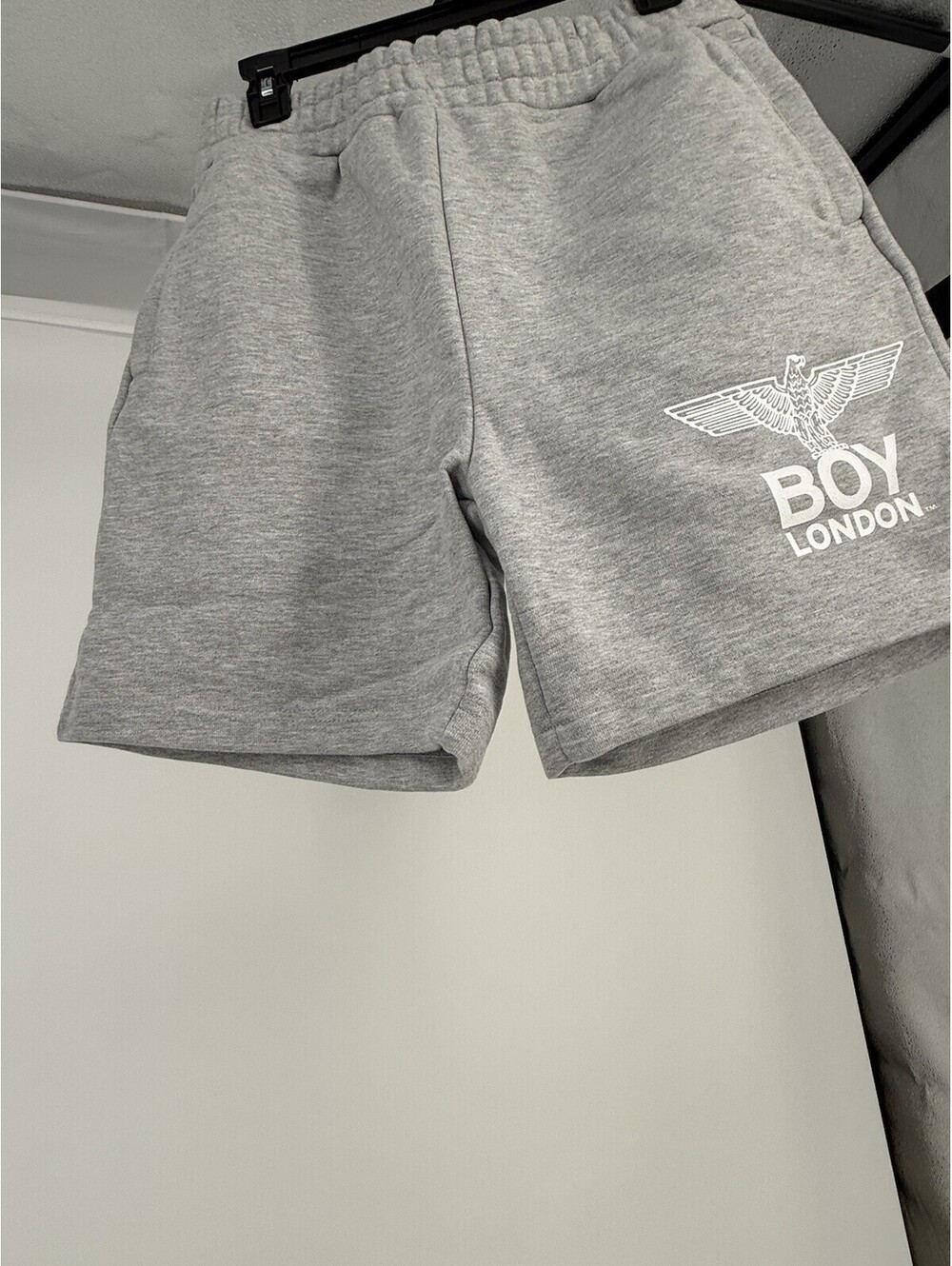 BOY LONDON Mens Sweat Shorts Gray Sz M NWT Deadstock 17124 - Picture 5 of 9
